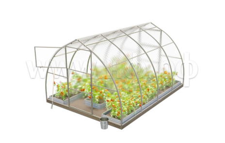 Каплевидные теплицы — Теплица Стрелка 100 (Новые формы) — фото