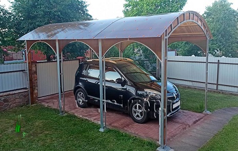 Автомобильные навесы — Навес автомобильный Ботаник "Мастер" (Беларусь) — фото